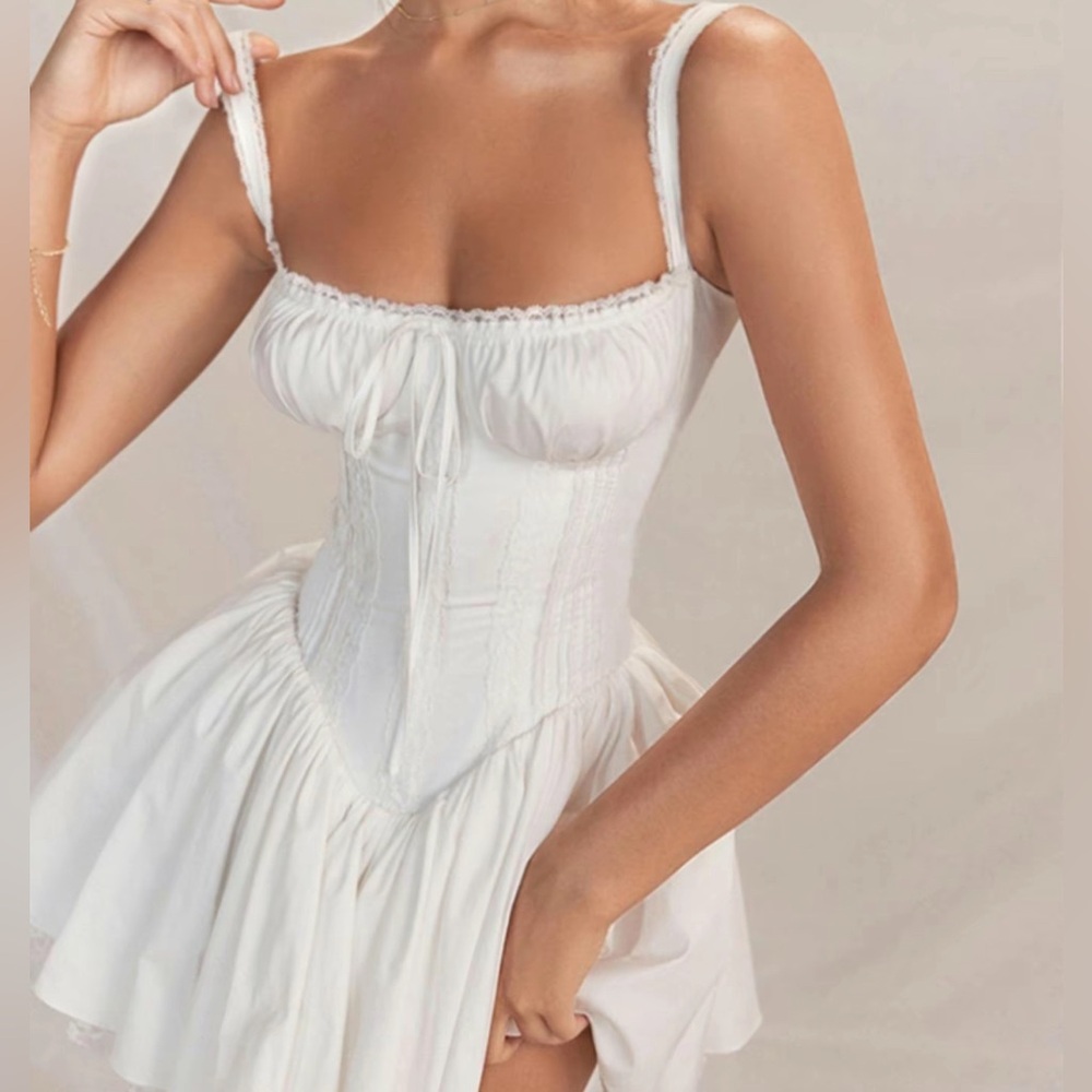 White Vintage Summery Dress